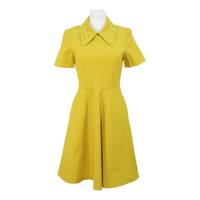 Max & Co Dress Cotton in Yellow