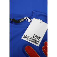 Moschino Love Jurk Katoen in Blauw