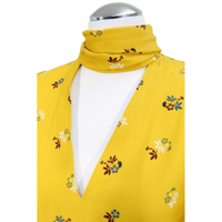 Mulberry Robe en Viscose en Jaune