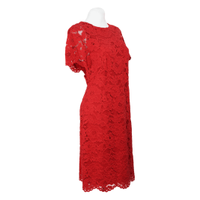 Ralph Lauren Jurk Viscose in Rood