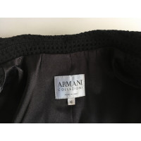 Armani Collezioni Blazer Cotton in Black
