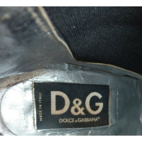 D&G Ankle boots Patent leather in Violet