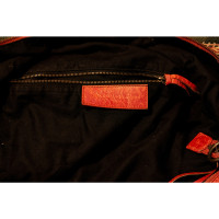 Balenciaga Shoulder bag Leather in Orange