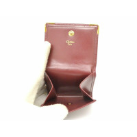 Cartier Bag/Purse Leather in Bordeaux