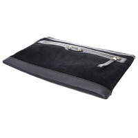 Balenciaga Clutch Bag Canvas in Black