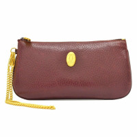 Cartier Clutch aus Leder in Bordeaux