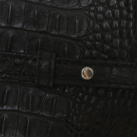 René Lezard Leather bag in black