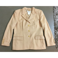 Escada Jacke/Mantel in Creme