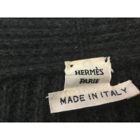Hermès Strick aus Wolle in Grau