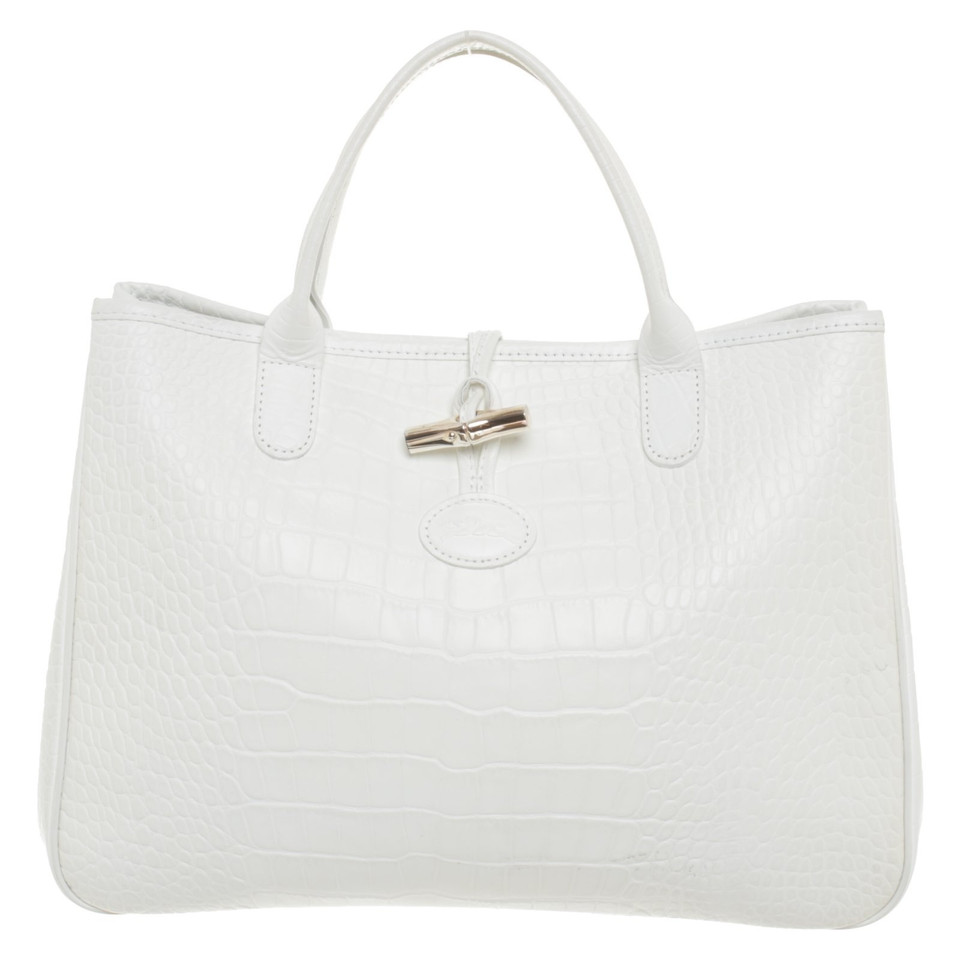 Longchamp Sac à poignée en blanc