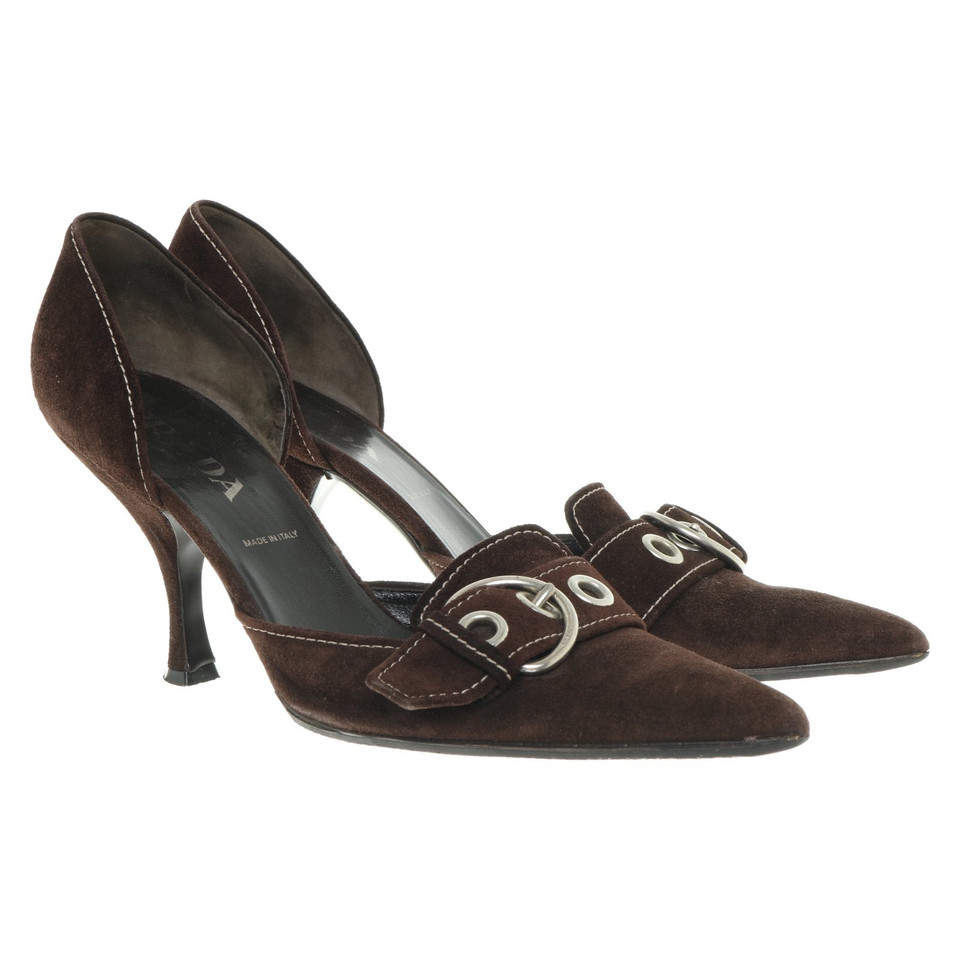 Prada Pumps aus Wildleder