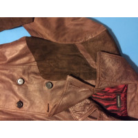 Garrett Leight Jacket/Coat Leather in Brown