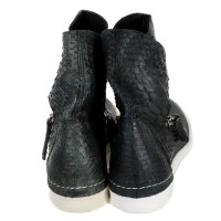 Cinzia Araia Sneakers aus Leder in Schwarz