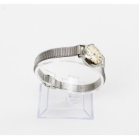 Longines Armbanduhr aus Stahl in Silbern