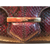 Tod's Handbag Leather in Bordeaux