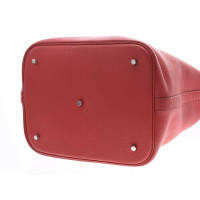 Hermès Picotin Lock TGM aus Leder in Rot