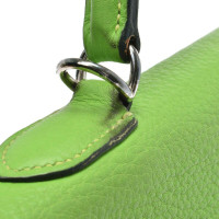Hermès Kelly Bag Leer in Groen