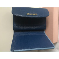 Miu Miu Borsette/Portafoglio in Pelle in Blu