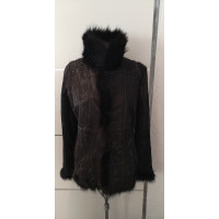 Luisa Cerano Jacket/Coat Fur in Black