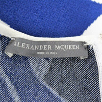 Alexander McQueen Robe en Viscose en Bleu