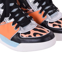 Dolce & Gabbana Chaussures de sport en Cuir en Orange