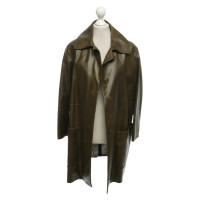 Chloé Jacket/Coat Leather in Green