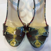 Pollini Sandales en Cuir verni