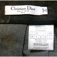 Christian Dior Rok Katoen in Zwart