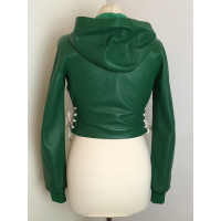 Red Valentino Jacket/Coat Leather in Green