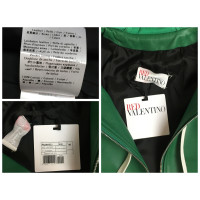 Red Valentino Jacket/Coat Leather in Green