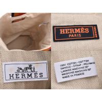 Hermès Rucksack aus Canvas in Beige