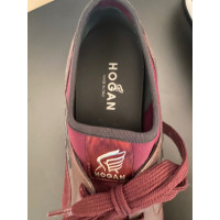 Hogan Sneaker in Pelle scamosciata in Fucsia