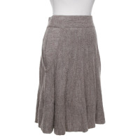 Stefanel Knit skirt in brown-grey