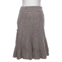 Stefanel Knit skirt in brown-grey