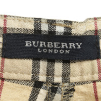 Burberry Pants with plaid pattern