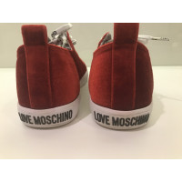 Moschino Love Sneakers in Bordeaux