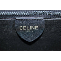 Céline Umhängetasche aus Leder in Schwarz