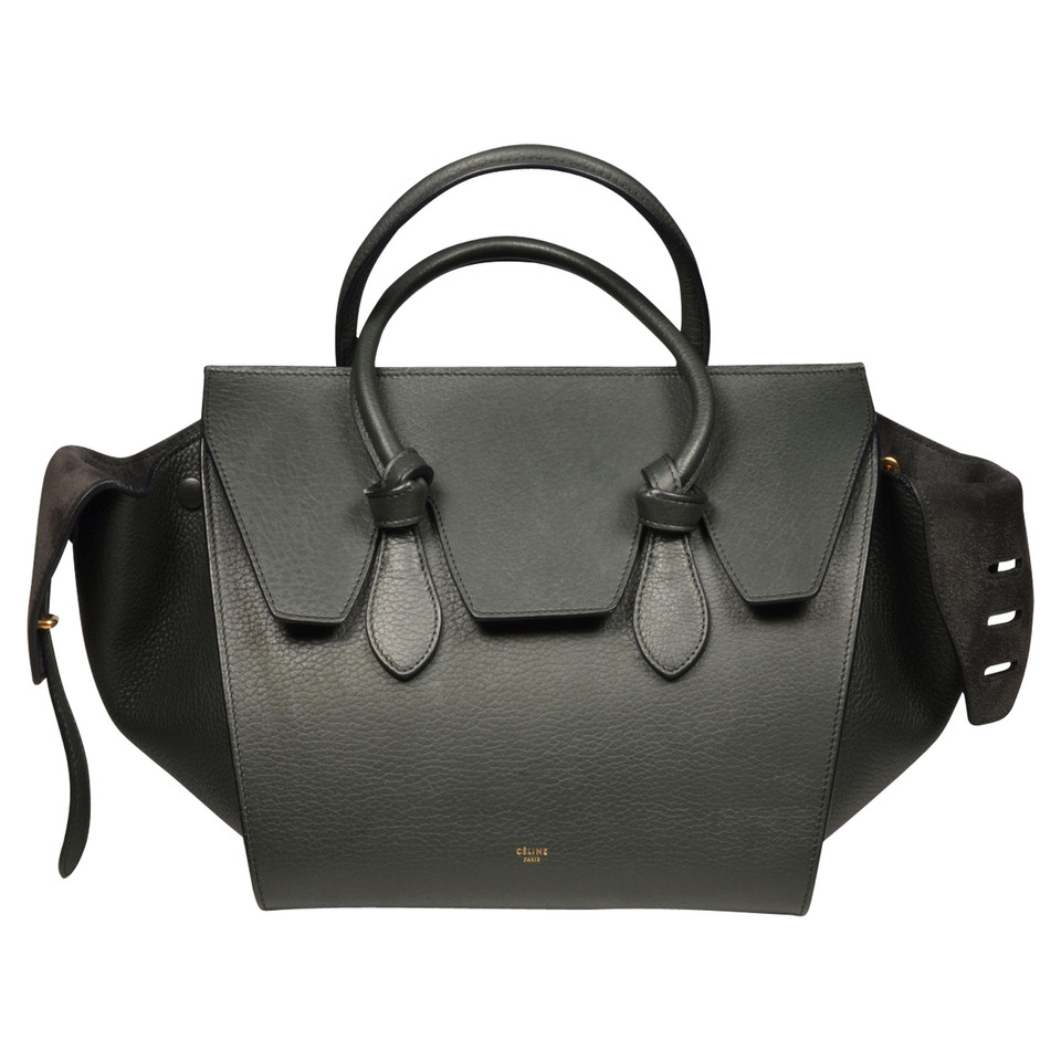 Céline Tote bag Leather in Green