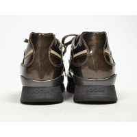 Hogan Lace-up shoes Patent leather in Brown