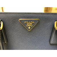 Prada Handtas Leer in Blauw