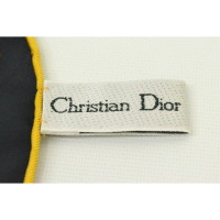 Christian Dior Sciarpa in Seta in Bianco