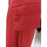 Tagliatore Jacke/Mantel aus Viskose in Rot