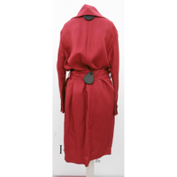 Tagliatore Jacke/Mantel aus Viskose in Rot