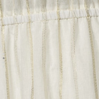 Twin Set Simona Barbieri Kleid aus Baumwolle in Creme