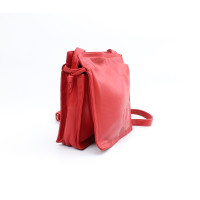 Loewe Handtasche aus Leder in Rot