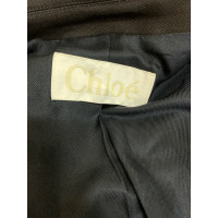 Chloé Jacke/Mantel aus Baumwolle in Blau