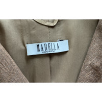 Marella Jas/Mantel Wol in Bruin