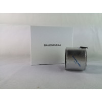 Balenciaga Bracelet/Wristband Leather in Silvery