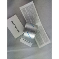Balenciaga Bracelet/Wristband Leather in Silvery