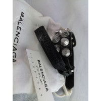 Balenciaga Armband Leer in Zwart